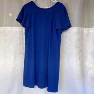 Ann Taylor short sleeved blue dress, size M
